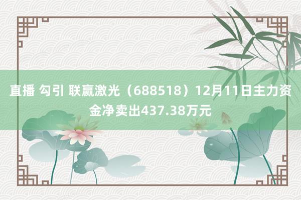 直播 勾引 联赢激光（688518）12月11日主力资金净卖出437.38万元