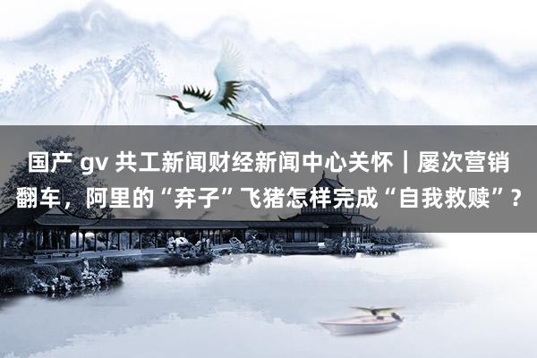 国产 gv 共工新闻财经新闻中心关怀｜屡次营销翻车，阿里的“弃子”飞猪怎样完成“自我救赎”？