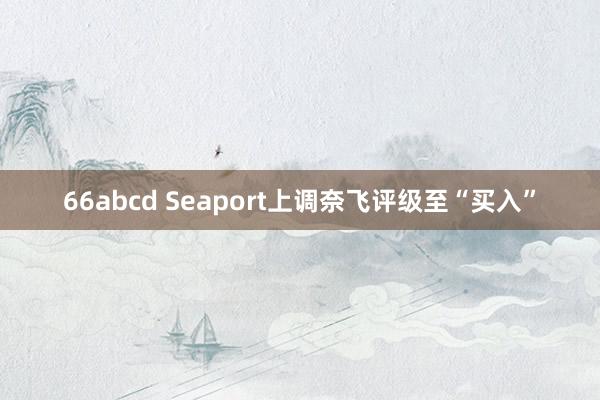 66abcd Seaport上调奈飞评级至“买入”